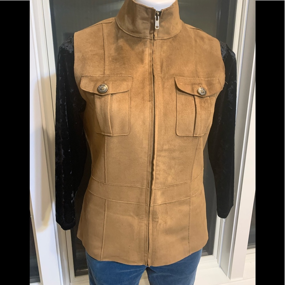 ⭐️Lauren Dry Goods Supply Co Faux Suede Vest SzS⭐️